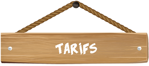 Tarifs inscriptions