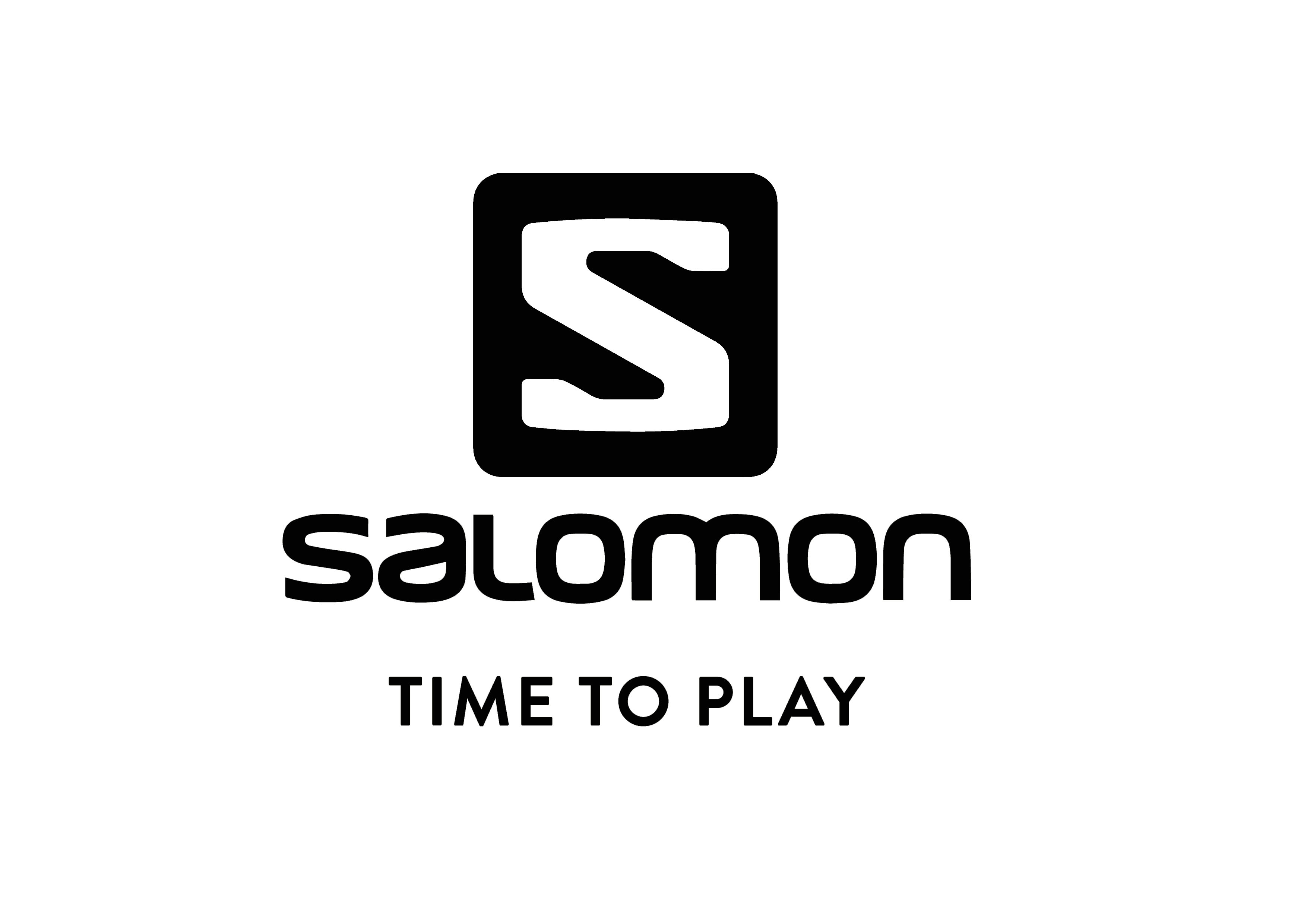 logo Salomon time to play BLACK